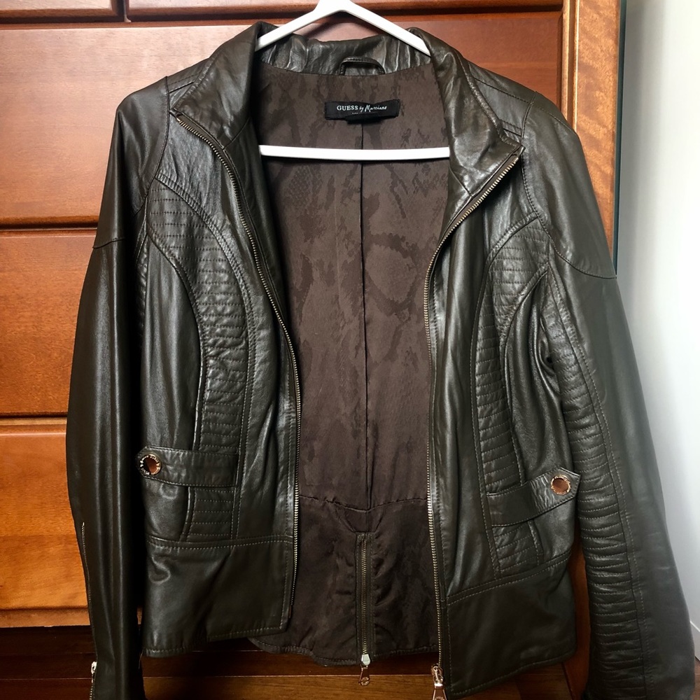 Authentic Guess by Marciano leather jacket